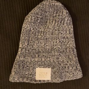 Love your melon gray beanie hat